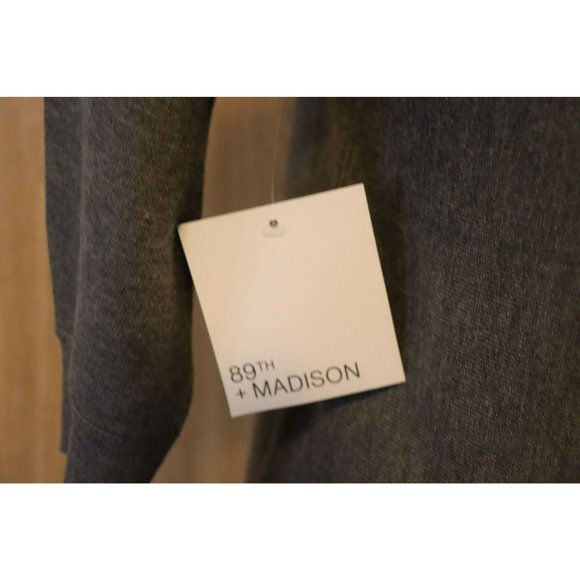 89th + Madison (Style S1091AM0289 Medium Heather Grey) with Rhinestone accent Si - Picture 4 of 5